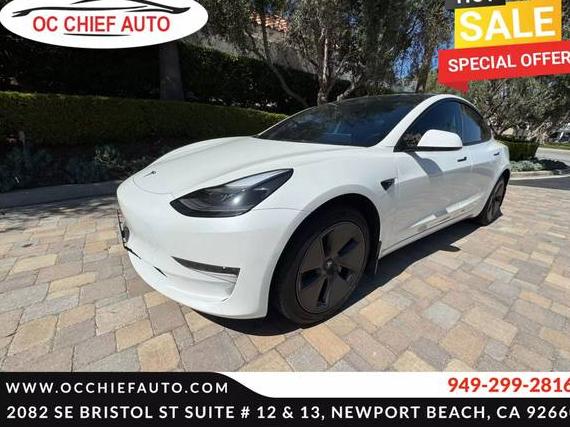 TESLA MODEL 3 2022 5YJ3E1EB1NF330687 image
